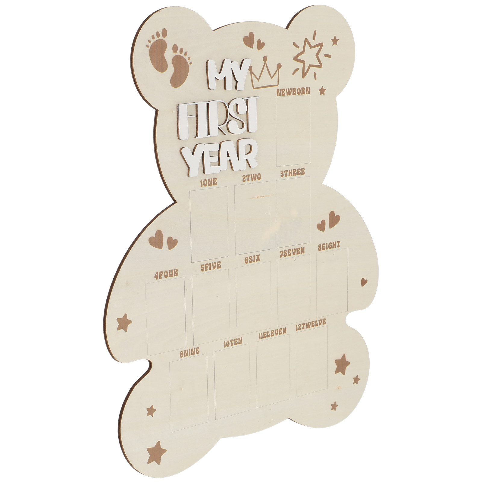 Baby Nursery Keepsake - Wooden My First Picture Frame Baby