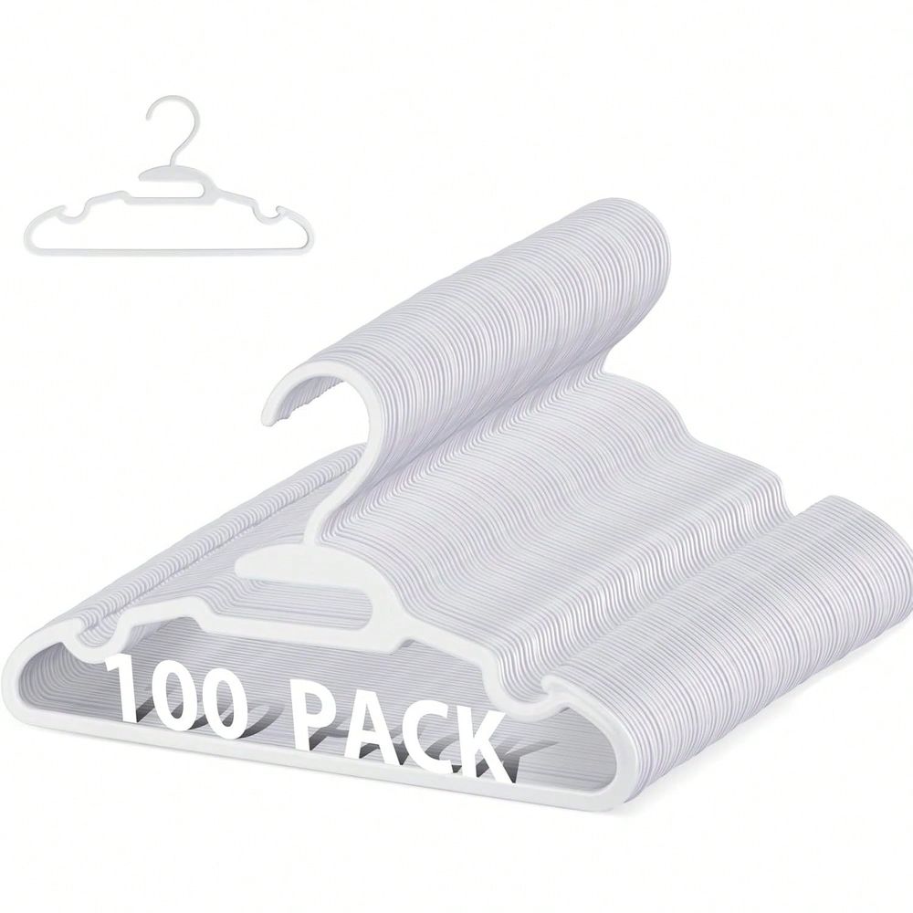Baby Nursery Hangers - 70 100 Pack Kids Hangers Plastic