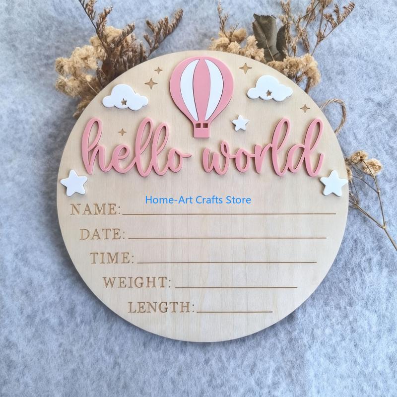 Y3NA Customizable Baby Birth K - Baby Nursery Keepsake 评论和价格