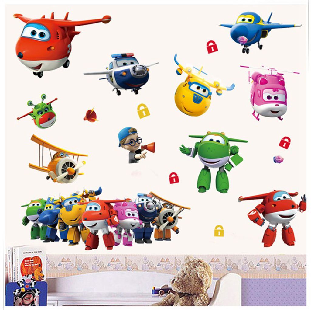 Hot Cartoon Super Wings Deform - Baby Nursery Package 评论和价格