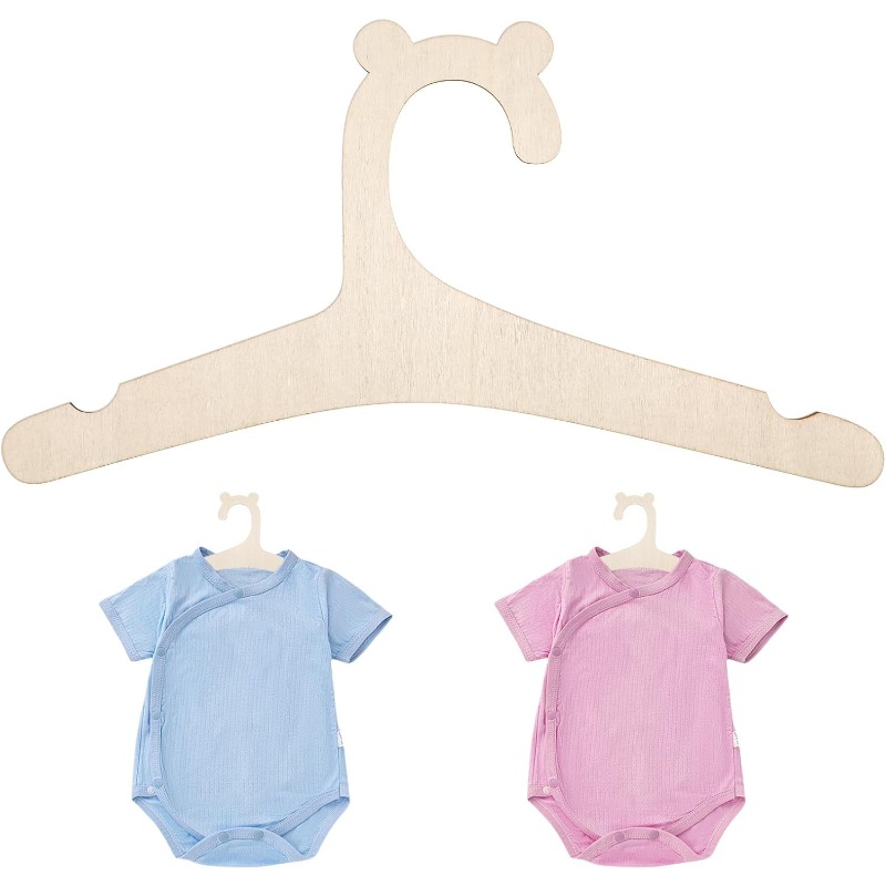 Baby Clothes Rack Cute Bear Wo - Baby Nursery Hangers 评论和价格