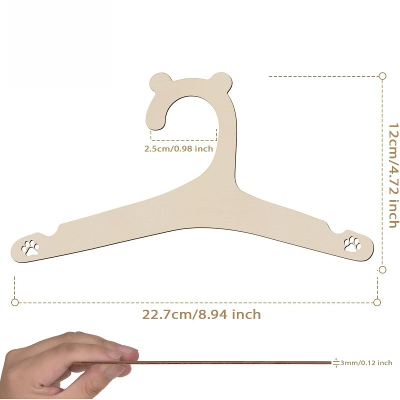 Baby Clothes Rack Cute Bear Wo - Baby Nursery Hangers 评论和价格