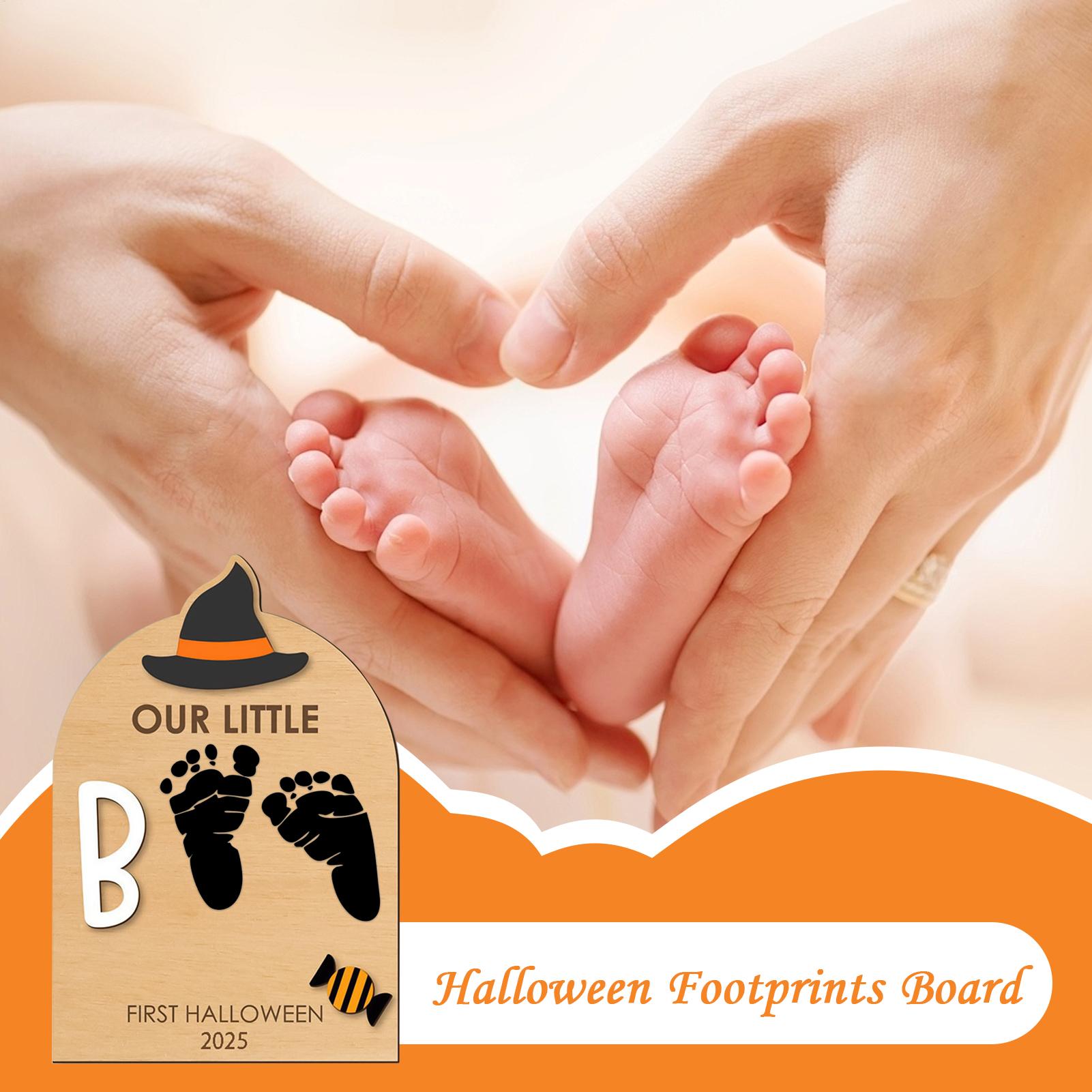 Baby Footprint Kit Nursery Dec - Baby Nursery Keepsake 评论和价格