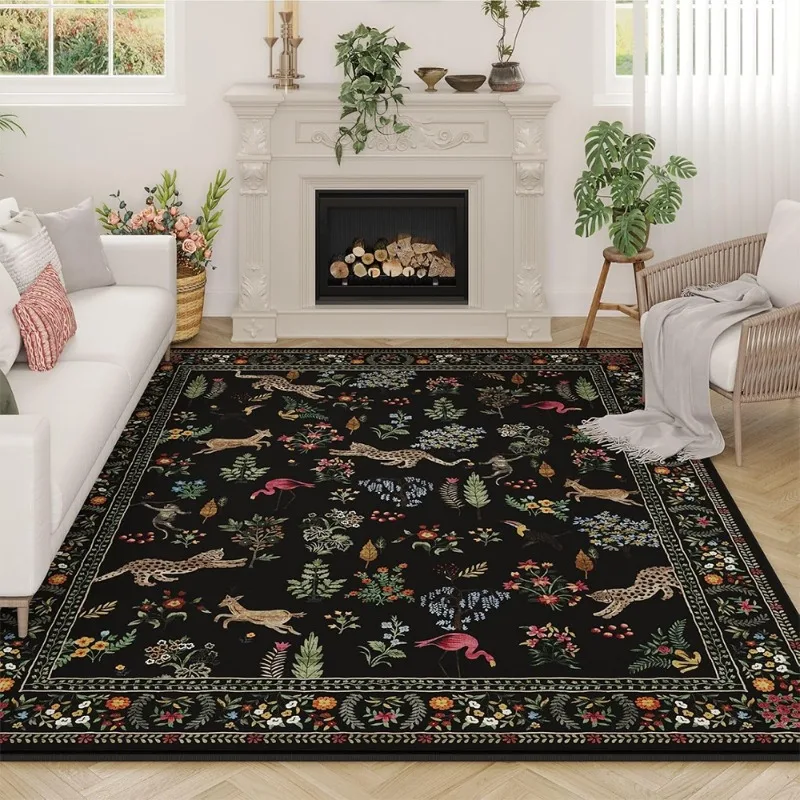 Carpet for Living Room Floral  - Soft Rug Nursery 评论和价格