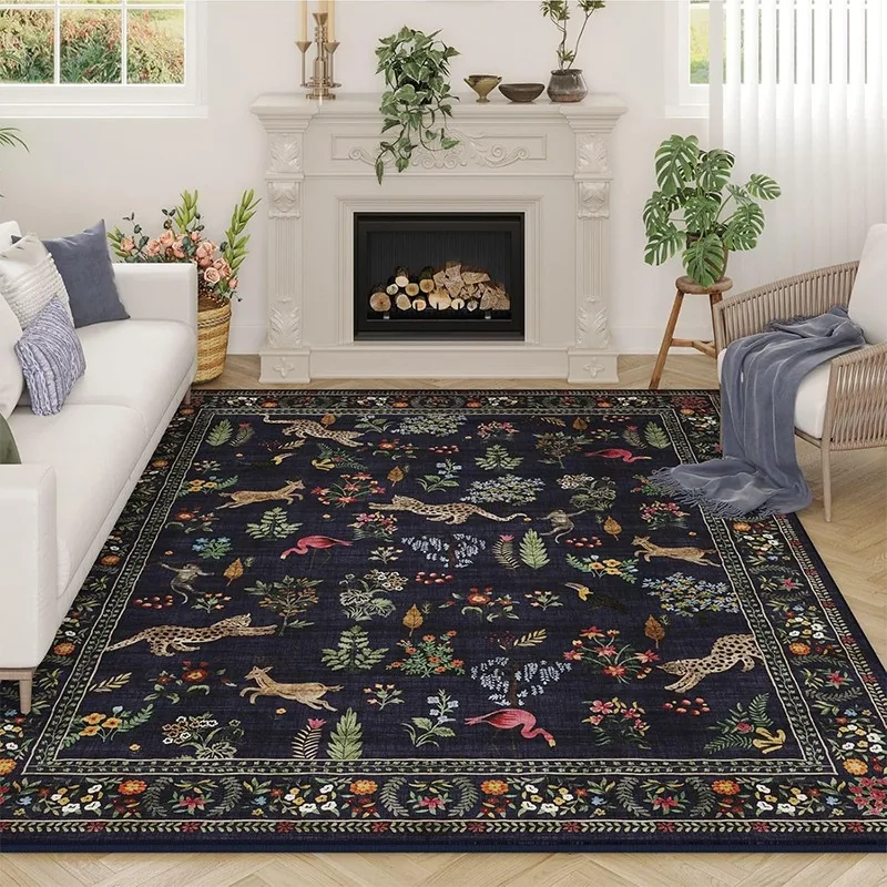 Carpet for Living Room Floral  - Soft Rug Nursery 评论和价格