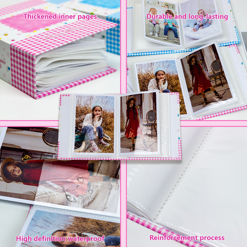 Mini Cartoon Grid Insert Photo - Baby Nursery Keepsake 评论和价格