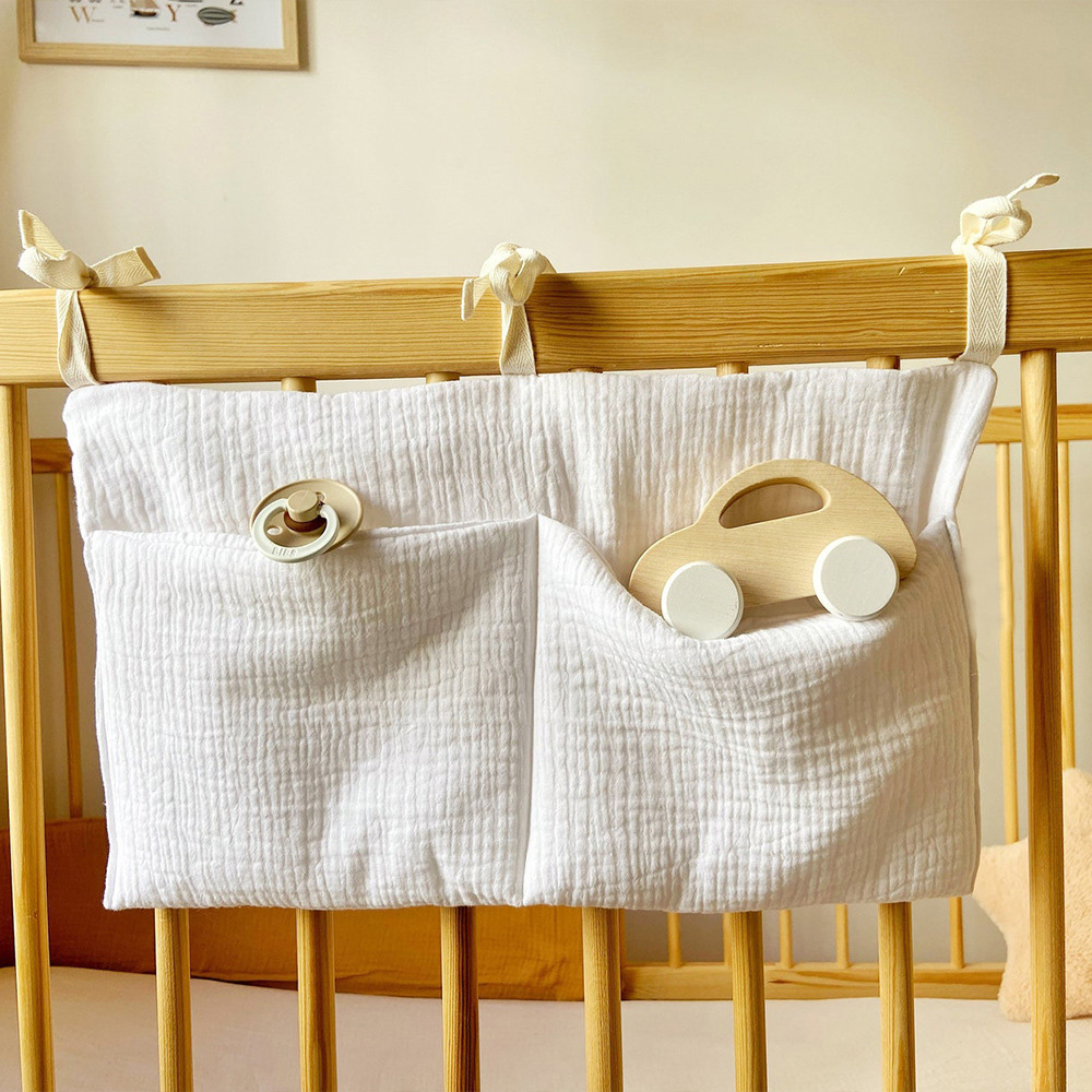 Muslin Baby Crib Organizer Cot - Baby Nursery Organiser 评论和价格