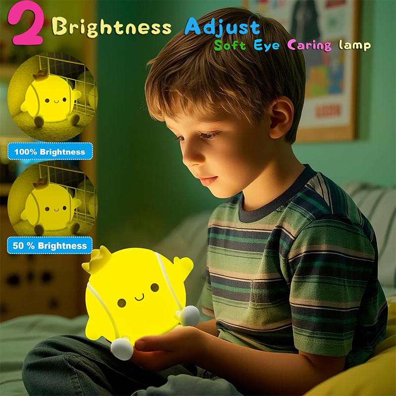 Cute Tennis Night Light Silico - Baby Nursery Egg Light 评论和价格