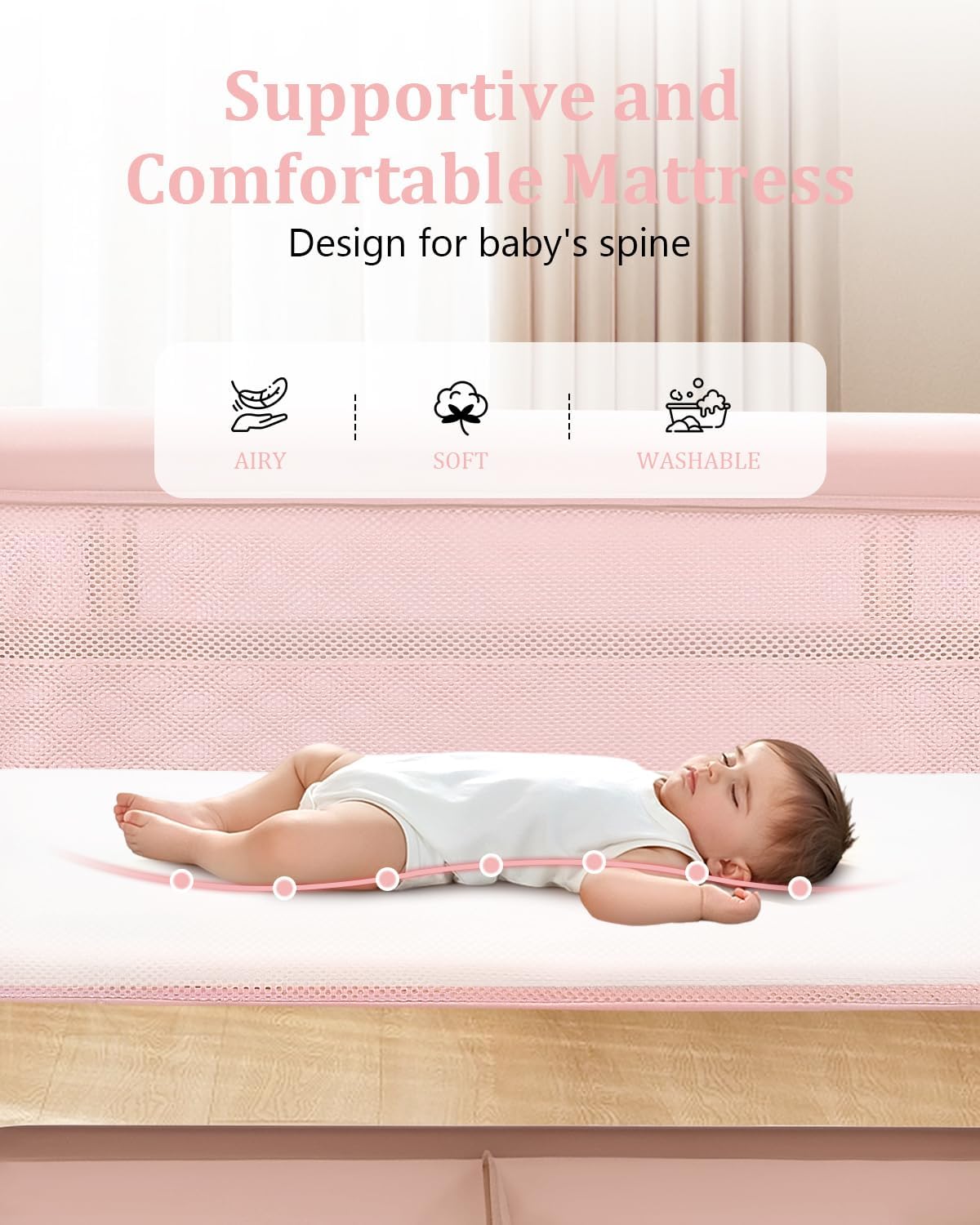 3 In 1 Baby Bassinet Newborn B - Bassinet Bedside Sleeper 评论和价格