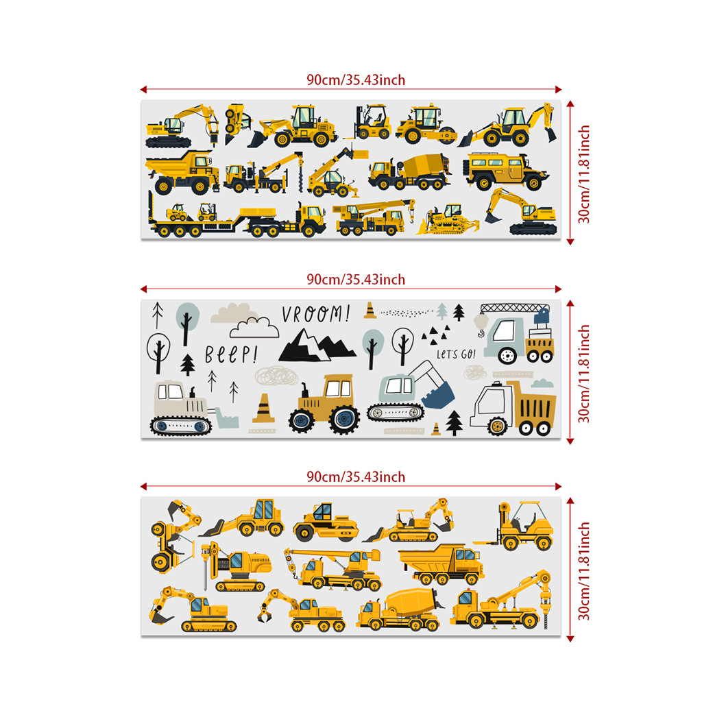 Cartoon Excavator Engineering  - Baby Nursery Package 评论和价格