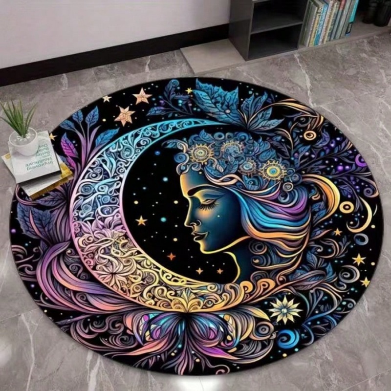 Minimalist Cartoon Lion Face K - Soft Rug Nursery 评论和价格