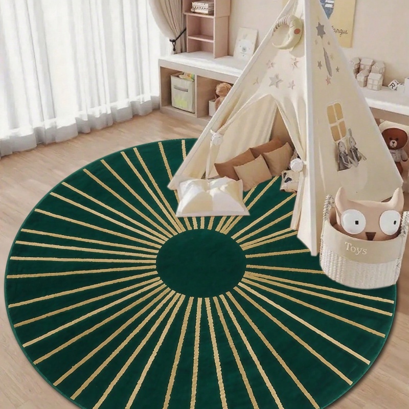 Minimalist Cartoon Lion Face K - Soft Rug Nursery 评论和价格