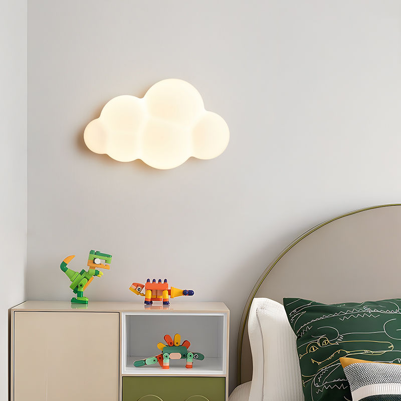 White Cloud Wall Lamps for Chi - Baby Nursery Egg Light 评论和价格