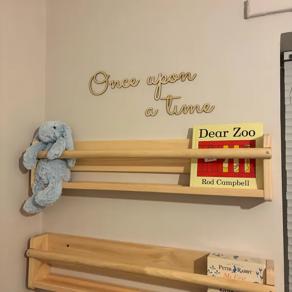 Once Upon A Time Wall Sign. Wo - Baby Nursery Package 评论和价格