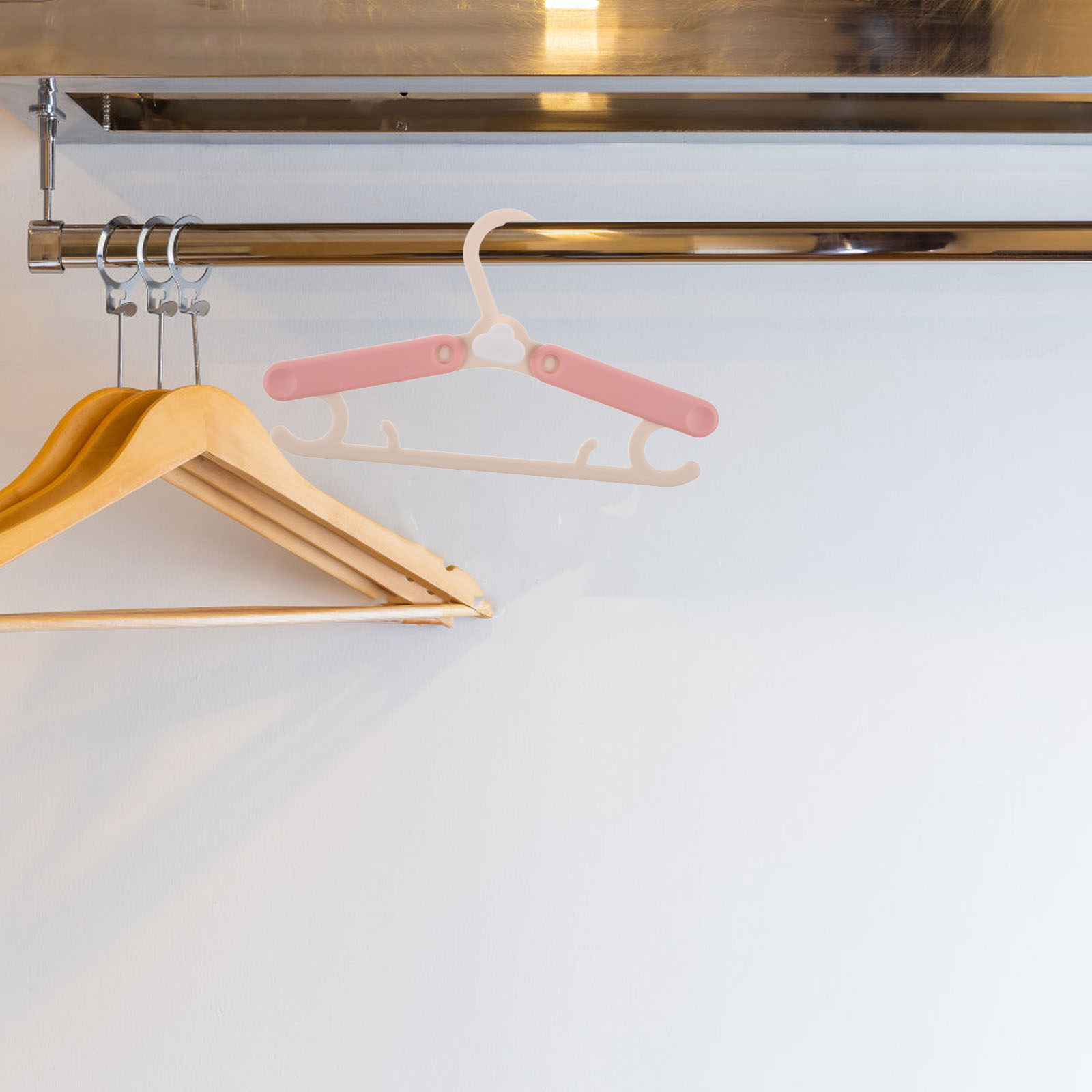 5Pcs Kids Adjustable Plastic H - Baby Nursery Hangers 评论和价格