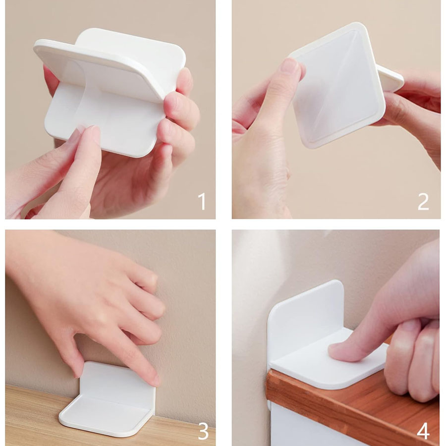 2pcs Adhesive Furniture Anchor - Baby Nursery Bookcase 评论和价格
