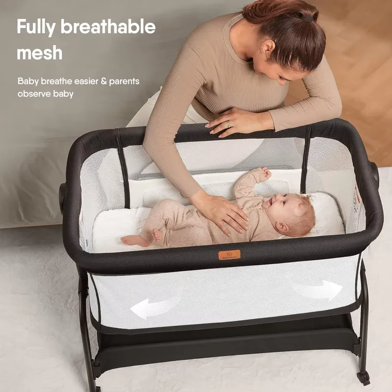 Portable Baby Crib Bedside Sle - Bassinet Bedside Sleeper 评论和价格
