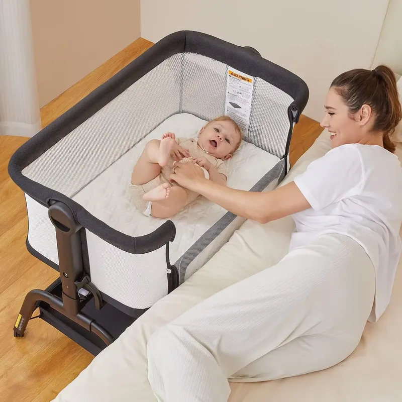 Portable Baby Crib Bedside Sle - Bassinet Bedside Sleeper 评论和价格