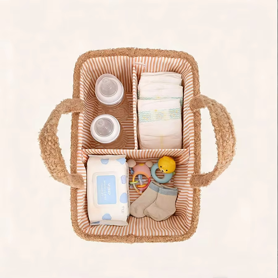 eddy Fleece Baby Diaper Caddy  - Baby Nursery Organiser 评论和价格