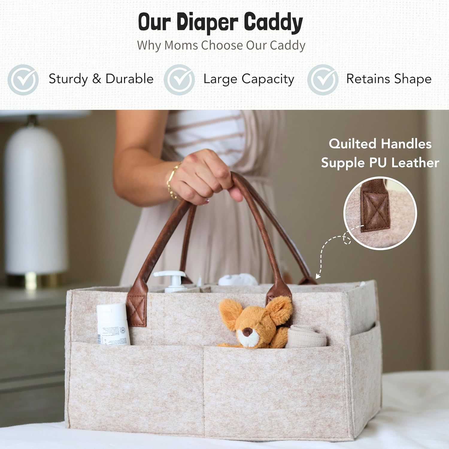 Baby Felt Storage Nursery Orga - Baby Nursery Organiser 评论和价格