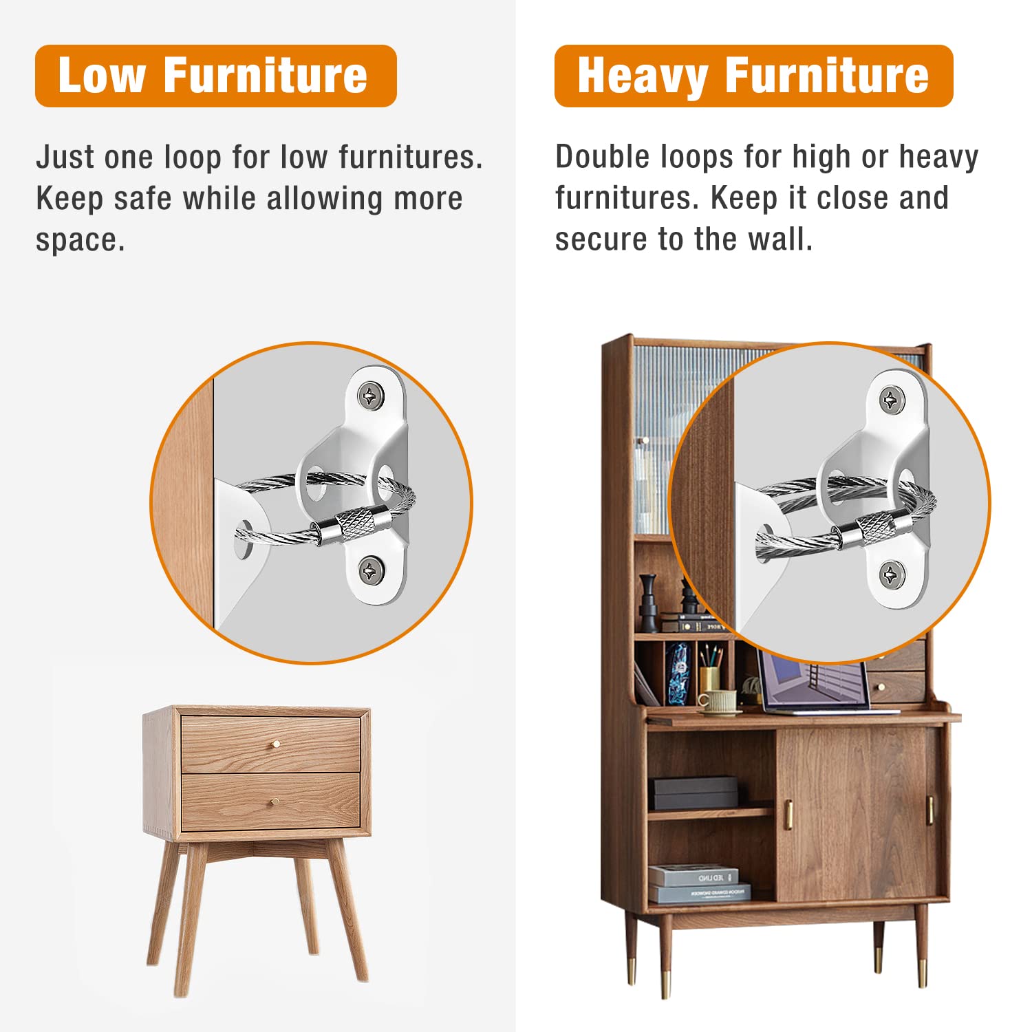 Anti-Baby Tilt Furniture Ancho - Baby Nursery Bookcase 评论和价格