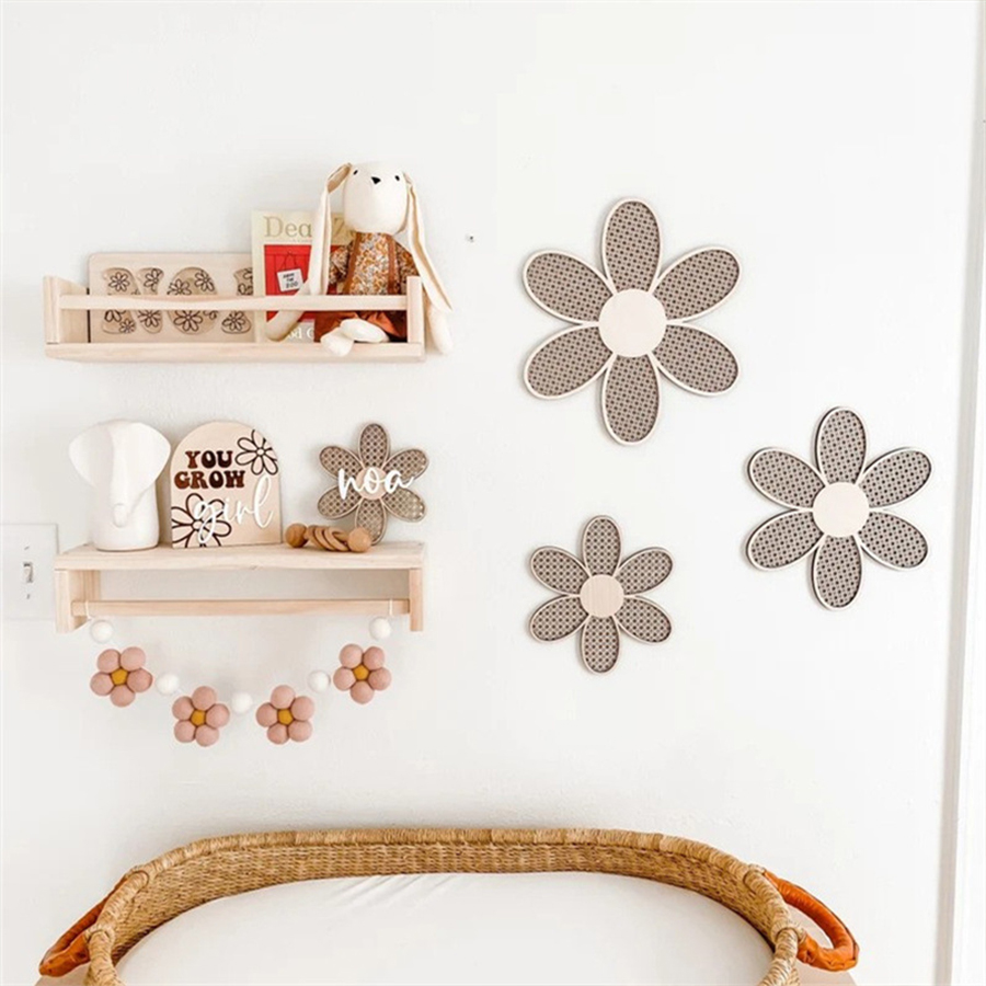Handmade Felt Daisy Garland Bo - Baby Nursery Garland 评论和价格