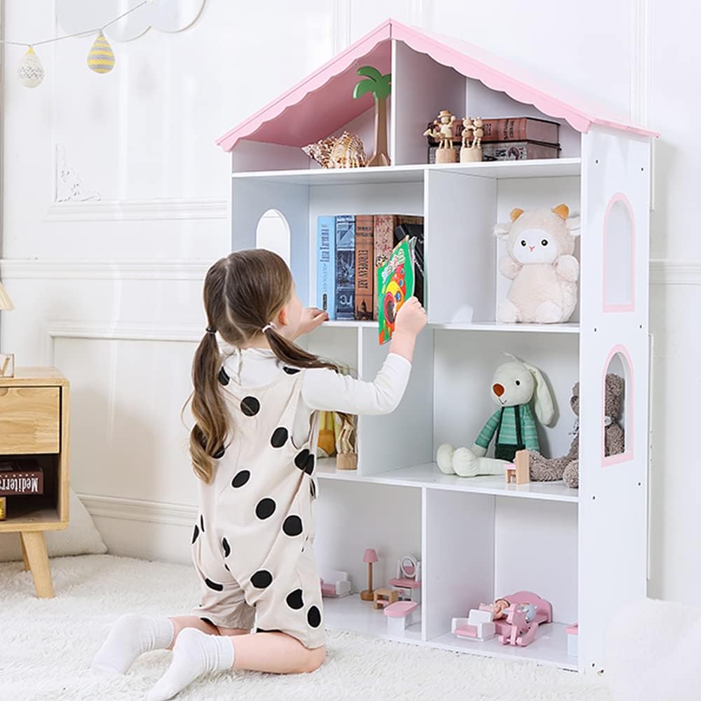 Kids Bookshelf and Toy Storage - Baby Nursery Bookcase 评论和价格