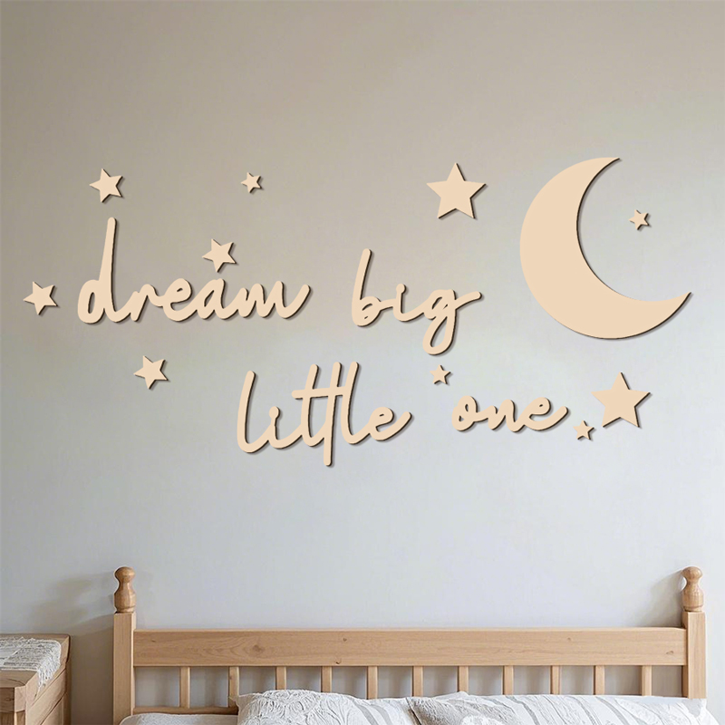 Dream Big Little One Wooden Si - Baby Nursery Package 评论和价格