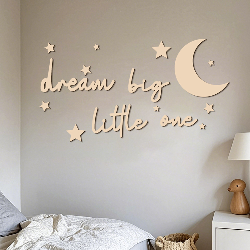 Dream Big Little One Wooden Si - Baby Nursery Package 评论和价格