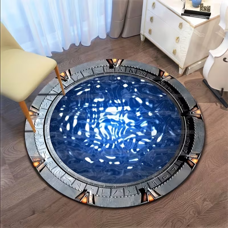 Galaxy-Inspired Round Rug Soft - Soft Rug Nursery 评论和价格
