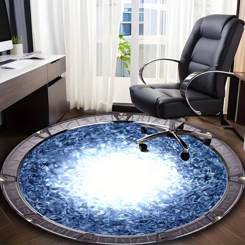 Galaxy-Inspired Round Rug Soft - Soft Rug Nursery 评论和价格