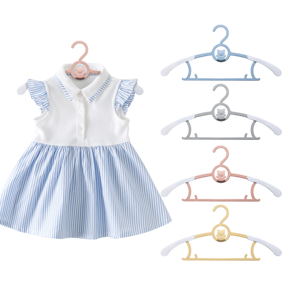 10Pcs Extendable Kids Clothes  - Baby Nursery Hangers 评论和价格
