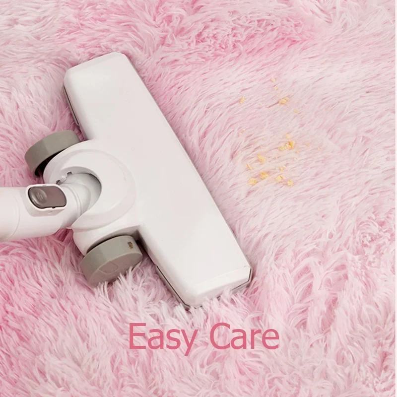 Pink Kids Carpet For Girls Bed - Soft Rug Nursery 评论和价格