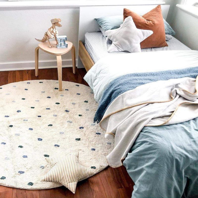 Dot Fluffy Carpet Living Room  - Soft Rug Nursery 评论和价格