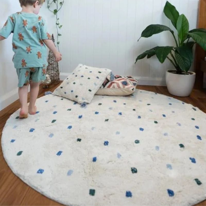 Dot Fluffy Carpet Living Room  - Soft Rug Nursery 评论和价格