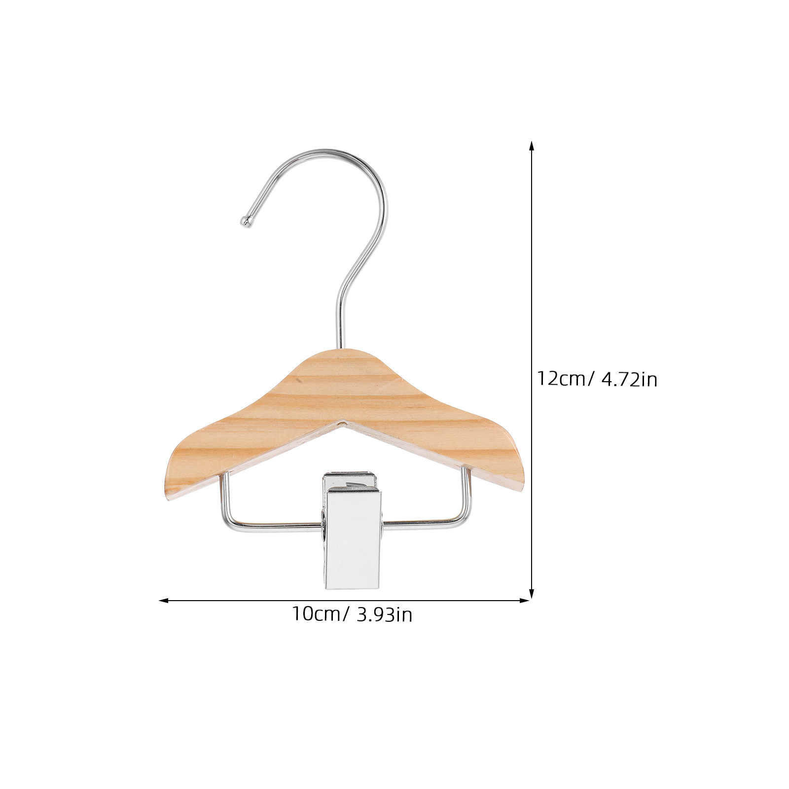 5Pcs Wood Mini Clothes Hangers - Baby Nursery Hangers 评论和价格