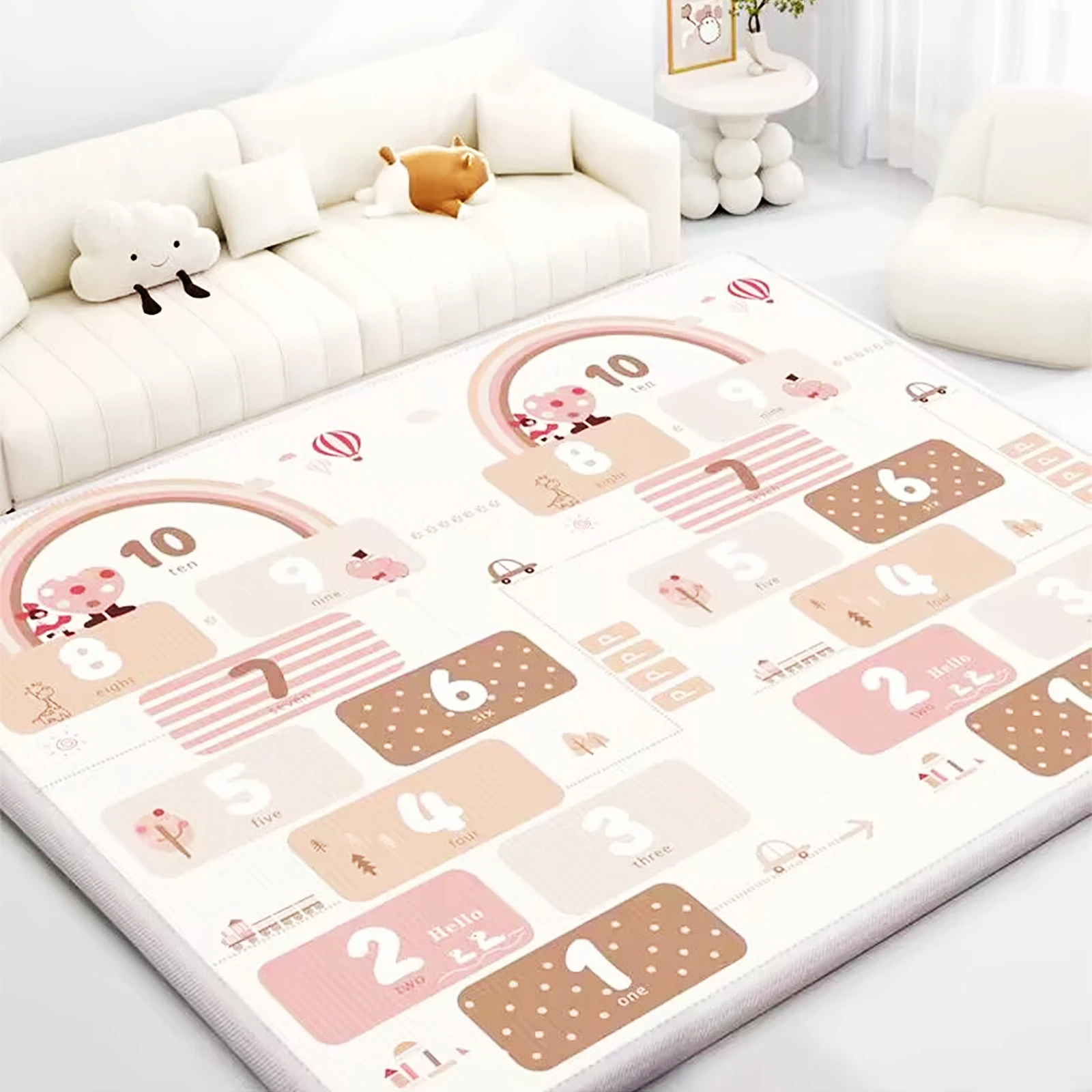 Thicken 1/0.5cm Children's Pat - Soft Rug Nursery 评论和价格