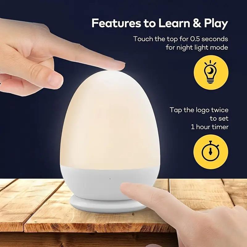 Touch Night Light for Baby Nur - Baby Nursery Egg Light 评论和价格