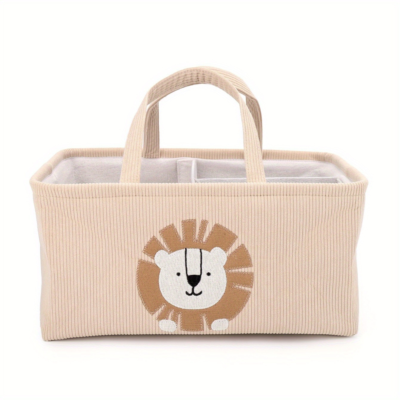 Cute Lion Diaper Caddy Foldabl - Baby Nursery Organiser 评论和价格