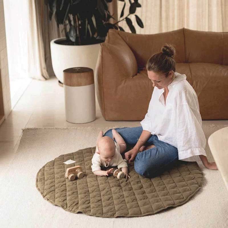 115cm Play Mat Lattice Baby Ma - Soft Rug Nursery 评论和价格
