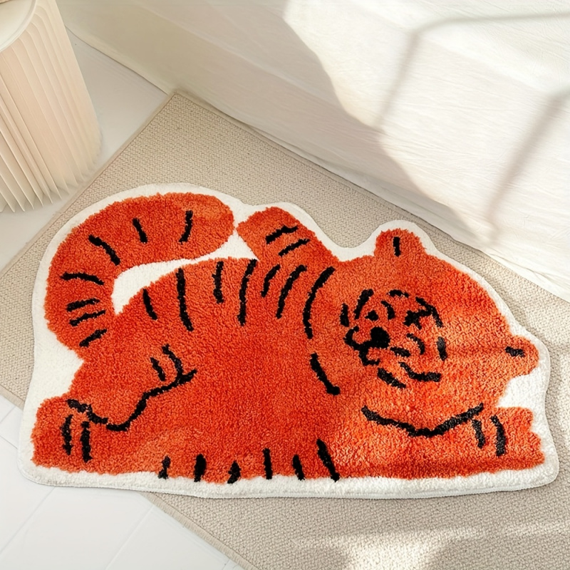 VIKAMA Kawaii Lying Cat Area R - Soft Rug Nursery 评论和价格
