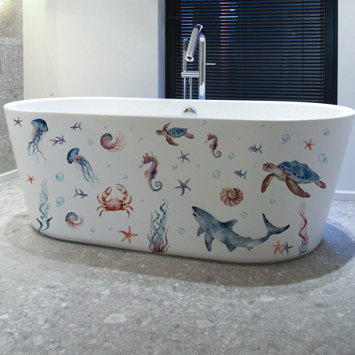 Under The Sea Marine Life Wall - Baby Nursery Under The Sea 评论和价格