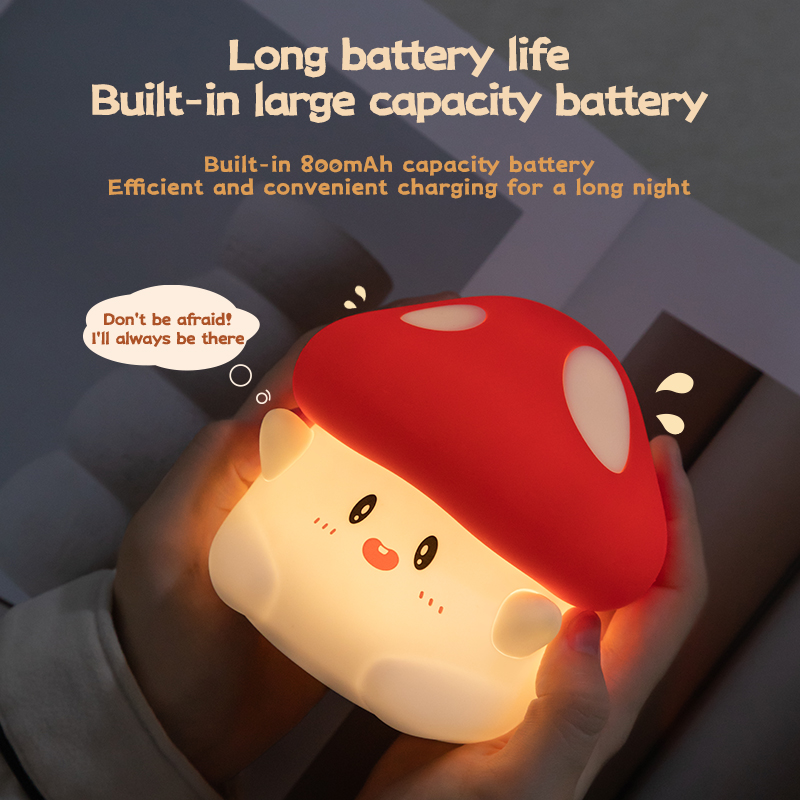 Mushroom Night Light LED Recha - Baby Nursery Egg Light 评论和价格