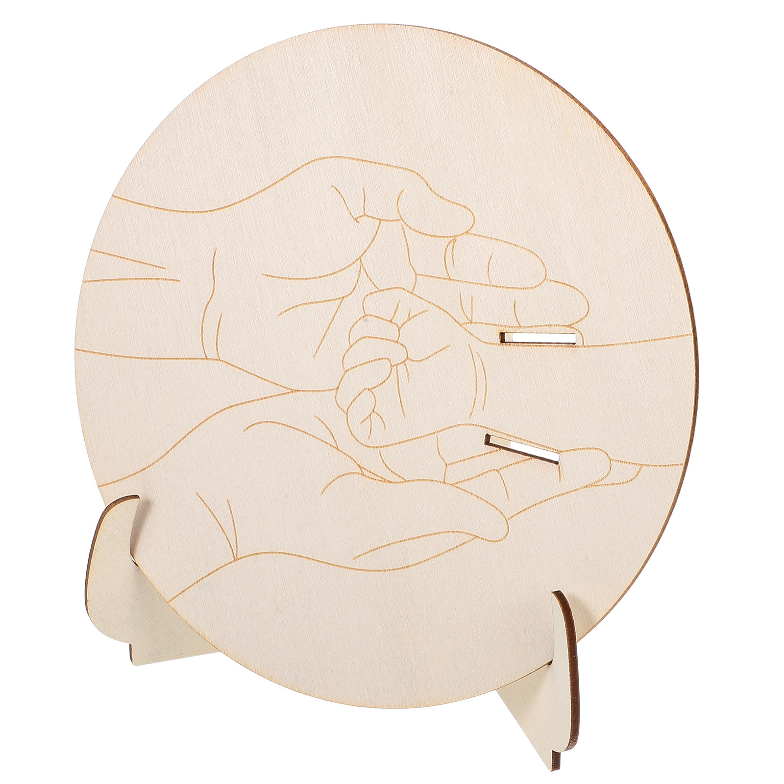 1Set Wooden Birth Announcement - Baby Nursery Keepsake 评论和价格