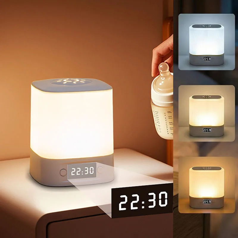 LED Night Light Bedside Lamp,T - Baby Nursery Egg Light 评论和价格