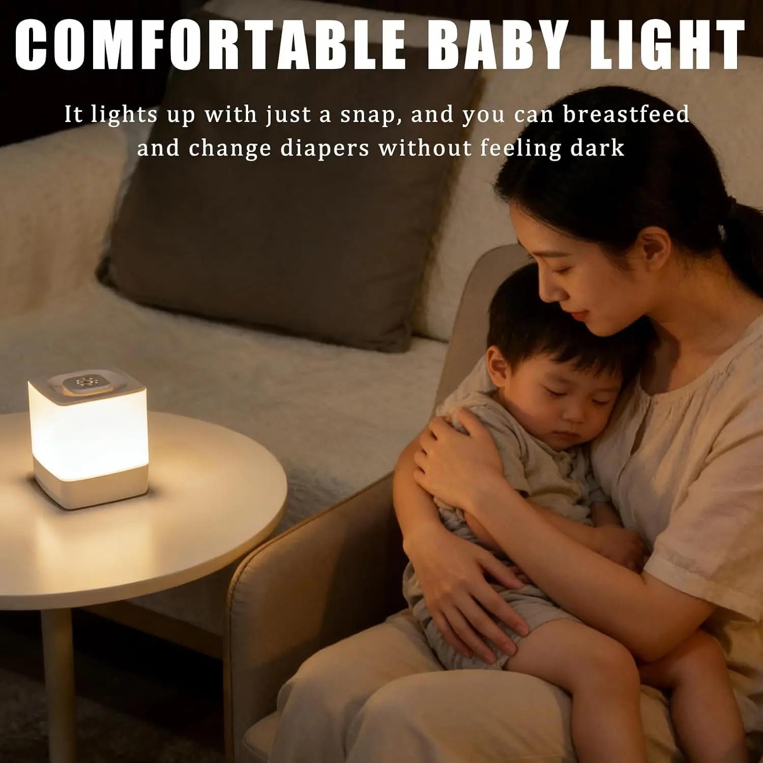 LED Night Light Bedside Lamp,T - Baby Nursery Egg Light 评论和价格