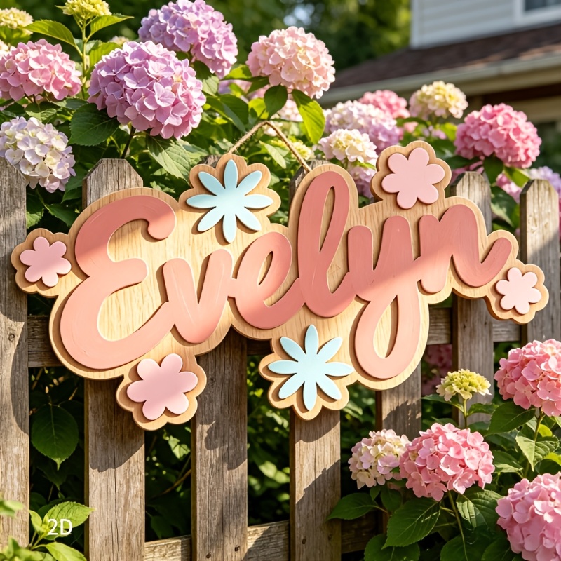 Personalized Floral Themed Nam - Baby Nursery Name Sign 评论和价格