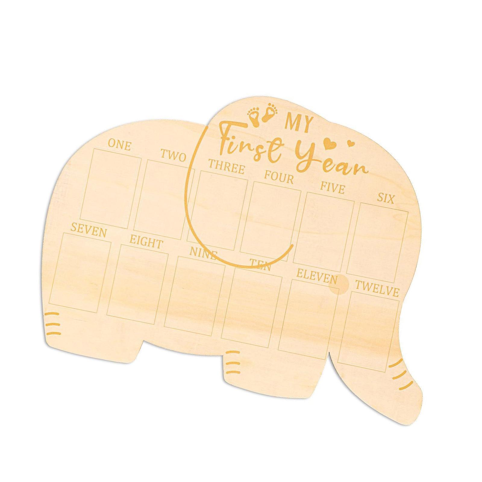 Baby First Twelve Months Photo - Baby Nursery Keepsake 评论和价格