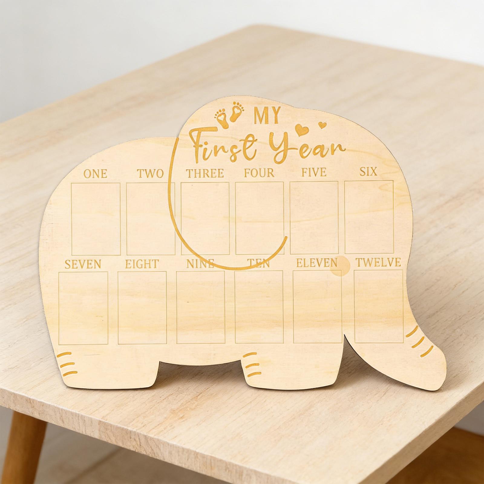 Baby First Twelve Months Photo - Baby Nursery Keepsake 评论和价格