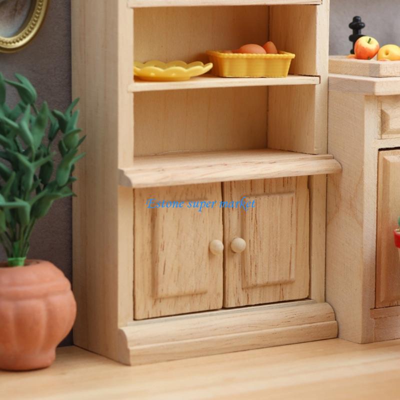 090B 1/12 Scale Doll House Boo - Baby Nursery Bookcase 评论和价格